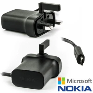 Genuine Nokia Mains Charger AC-18X For Lumia 520 1020 630 1520 930 925 New - Picture 1 of 1