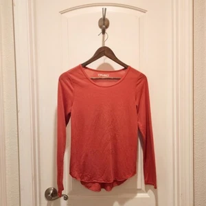 Girls Mudd Long Sleeve High Low Gold Boho Graphic Tee in Size 12.5 - Picture 1 of 3