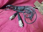 CLANSMAN RADIO COAXIAL CABLE WITH PLUGS