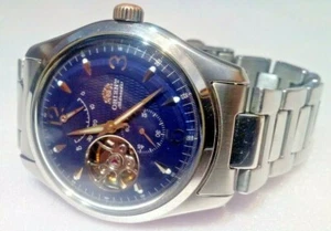 Orient Watch Automatic Semi Skeleton Open Heart FH01CO 40 Hours Reserve - Picture 1 of 12