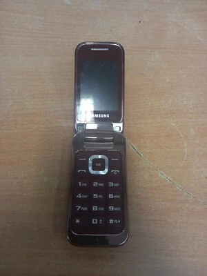 Telefono cellulare Samsung Flip - Borgogna - solo unità *difettoso* (GT C3590)  - Immagine 1 di 4