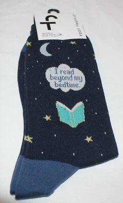 Calcetines Foot Traffic Crew - Leí más allá de mi hora de dormir Foto 1 de 4