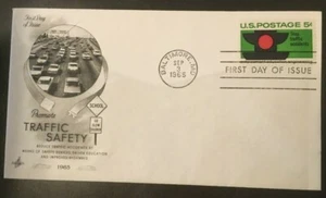 US FDC # 1272 Promote Traffic Safety Unaddressed - Picture 1 of 1