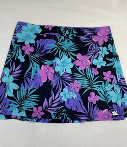 ZeroXposur (Size L/XL) Sun Smart Bright Flowered Wrap Skirt - Picture 1 of 8