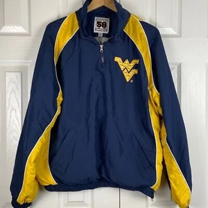 58 Sport West Virginia Mountaineers Pull Over Windbreaker, Herren L - Bild 1 von 13