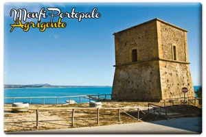 MAGNETE RETTANGOLARE CALAMITA SICILIA MARE SPIAGGIA PORTOPALO MENFI AGRIGENTO - Imagen 1 de 1