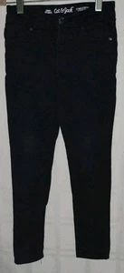 Cat & Jack Denim Jeans Girls 7 Black Skinny Ultimate Stretch Adjustable - Picture 1 of 12