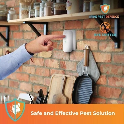 Ultrasonic Pest Repeller Electronic Indoor Plugin Rat Mice Deterrent~ A4A5 - Image 1 of 4
