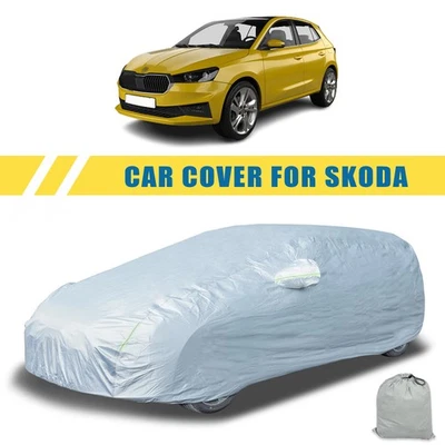 Protección impermeable para todo tipo de clima exterior para ŠKODA FABIA cubierta de coche personalizada Foto 1 de 4