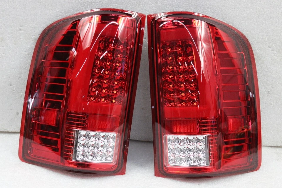 FITS 07-13 Chevy Silverado 1500 2500 Sequentia LED Tube Tail Lights Brake Lamps - Image 1 of 1