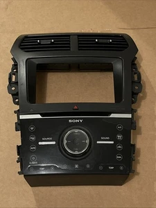 2013-2015 Ford Explorer 8" Radio Climate Control Panel Bezel DB5T-18A802-HF - Foto 1 di 8