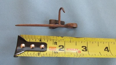 Candelabro Miniatura Cobre Original De Colección Estampado BS-2.75" Largo Foto 1 de 4