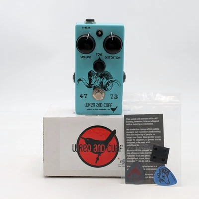 Pedal para guitarra Wren and Cuff 47/73 clásico vintage efecto pelusa | azul claro Foto 1 de 4