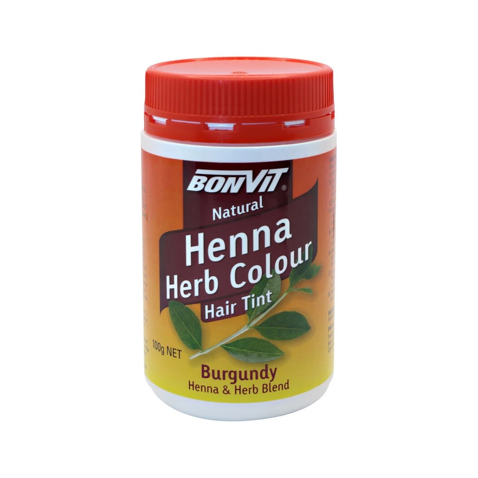 Bonvit Henna Herb Colour Hair Tint Burgundy 100g - image 1 of 1