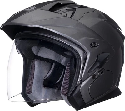 Bell Mag-9 Open Face Motorcycle Helmet (Gloss Titanium) - Image 1 of 4