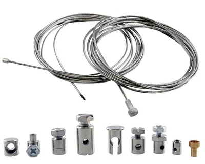 Bowdenzug - Nippel Reparatur Set Seilzug Gaszug Kupplungszug Bremszug universal - Bild 1 von 4