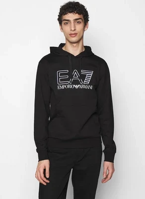 Emporio Armani sudadera con capucha unisex negra Foto 1 de 4