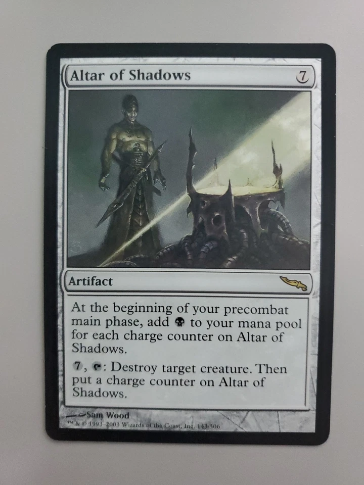 MTG Altar of Shadows Mirrodin Regular Rare - Image 1 of 1