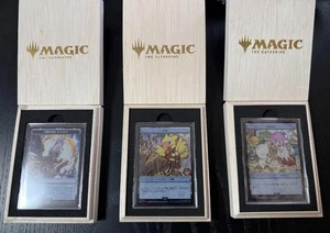 MTG Stainless Token All 3 complete set Sephiroth Clue Tresure Final Fantasy +box - Picture 1 of 2