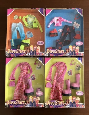 Lote de 4 Diva Starz Fashions nuevos en caja original en EE. UU. Foto 1 de 4
