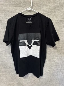 1969 Italia By Versace Graphic Tee V Logo T Short Sleeve Mens Size M - Picture 1 of 3