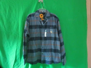 Carhartt Rugged Flex Relaxed Fit Flannel Long Sleeve Shirt TW5945-M Mens Size L - Picture 1 of 7
