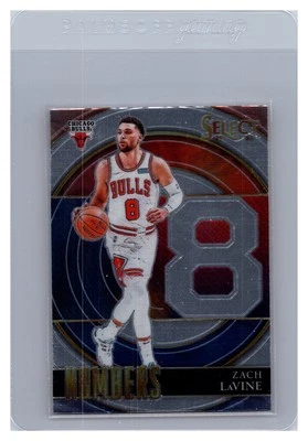 2021-22 Panini Select #39 Zach LaVine Select Numbers - Image 1 of 2