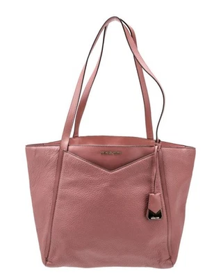 Michael Kors Rose Mauve Leather Tote Shoulder Bag - EUC - Image 1 of 4