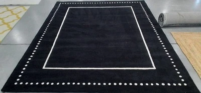 Alfombra Mancha Trasera NEGRO/MARFIL 8'-0" x 10'-0", Precio Reducido 1172780808 BEL151E-8 Foto 1 de 4