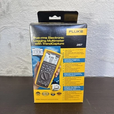 FLUKE 287 TRUE RMS ELECTRONIC LOGGING DIGITAL MULTIMETER (New) - Image 1 of 4