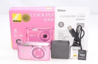 Nikon COOLPIX A300 Pink Compact Digital Camera 20.1MP 8x Zoom Tested - Image 1 of 4