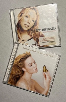 Мэрайя Кэри 2 CD лот ремиксы и лучшие хиты Columbia оба набора дисков - Изображение 1 из 4