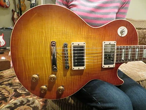 Gibson Custom Les Paul 1959  Historic Reissue Stanley Burst Made 2012 Hard Rock - Picture 1 of 12