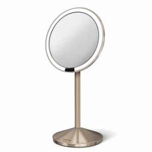 Simplehuman ST3010 12cm Sensor Mirror Fold Light Up Magnifying Mirror RRP £142.8 - Picture 1 of 4