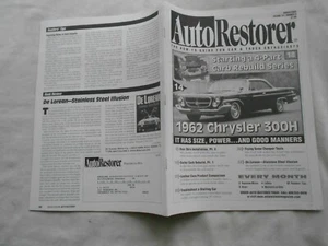 AUTO RESTORER Magazine-MARCH,2004-1962 CHRYSLER 300H - Picture 1 of 2