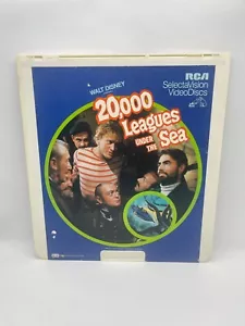 RCA SelectAVision Video Disc CED Disney 20,000 LEAGUES UNDER THE SEA Untested - Picture 1 of 2