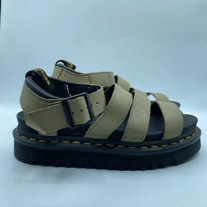 Dr. Martens Blaire Strap Parchment Sandal Beige Shoes Womens EU 39/US 8 NWOB - Picture 1 of 11