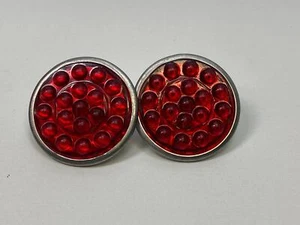 2 for SPECIAL NOS prewar BRIGHT STAR # 1126A REAR bicycle 1-9/16" REFLECTOR #40 - Picture 1 of 4