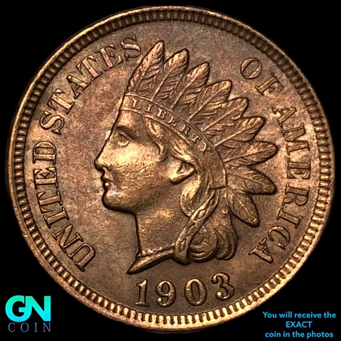 1903 Indian Head Cent Penny  #E7349 Cover