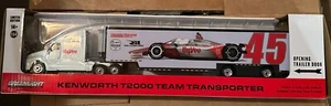INDYCAR Kenworth T2000 RLL INDY Transporter #45 HyVee 1/64 WHITE - Picture 1 of 4