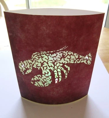 LED Lantern/Nightlight LOBSTER -Multi Color Lights battery oper.-change color - Image 1 of 4