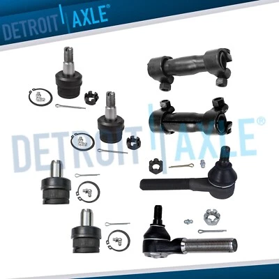 Kit de barras de amarre exteriores de rótulas inferiores superiores 2x2 para Ford Ranger 1989 1990 1991 Foto 1 de 4