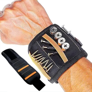 2 x Magnetic Wristband  For Holding Wrench Screw & Nail Bits / DIY Handyman - Picture 1 of 1