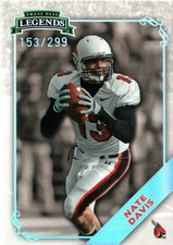 2009 Press Pass Legends Football Silver Holofoil #3 Nate Davis /299