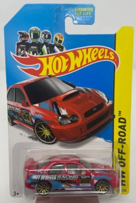 Hot Wheels Subaru Impreza WRX Red 2014 HW Off-Road 108/250 - Image 1 of 4