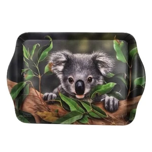 Ashdene Melamine Scatter Tray Australian Fauna Koala Joey Baby Animal Souvenir - Picture 1 of 6