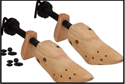 Shoe Stretcher Men And Women Shoe Widener Wooden Expander for Wide Feet (2 Pack) - image 1 of 4