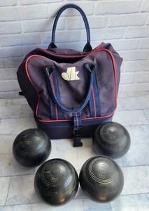 Drakes Pride Professional Lawn Bowls Size 5 With Carry Storage Bag - Picture 1 of 11