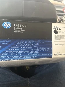 New single pack Genuine OEM HP Q5949X Black Toner 49X LaserJet 1320 0I16H2La - Picture 1 of 2