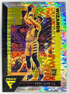2020-21 Panini Flux Deni Avdija Rookie Silver Pulsar Prizm Card RC #207 Wizards - Picture 1 of 2